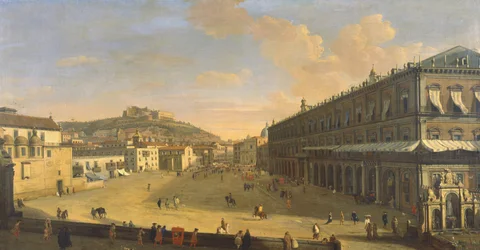 View of a Street in Naples